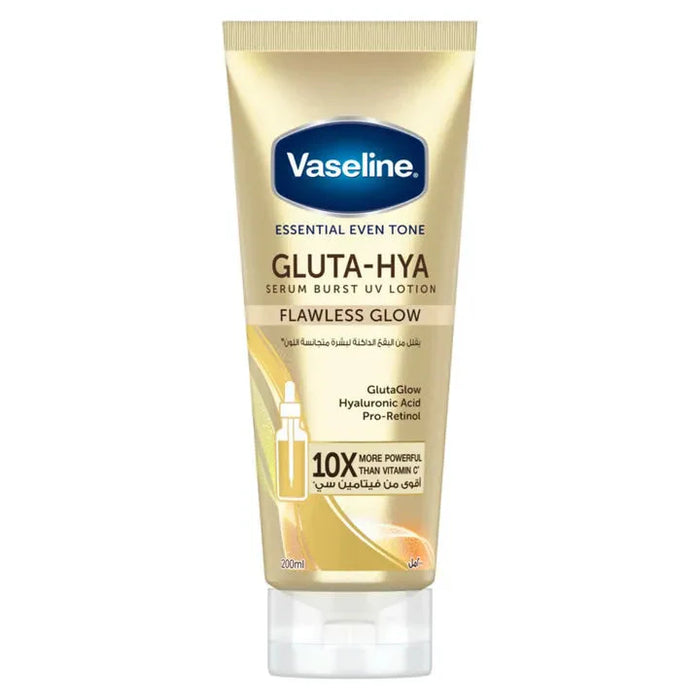 Vaseline Gluta-Hya Serum Burst UV Lotion Flawless Bright