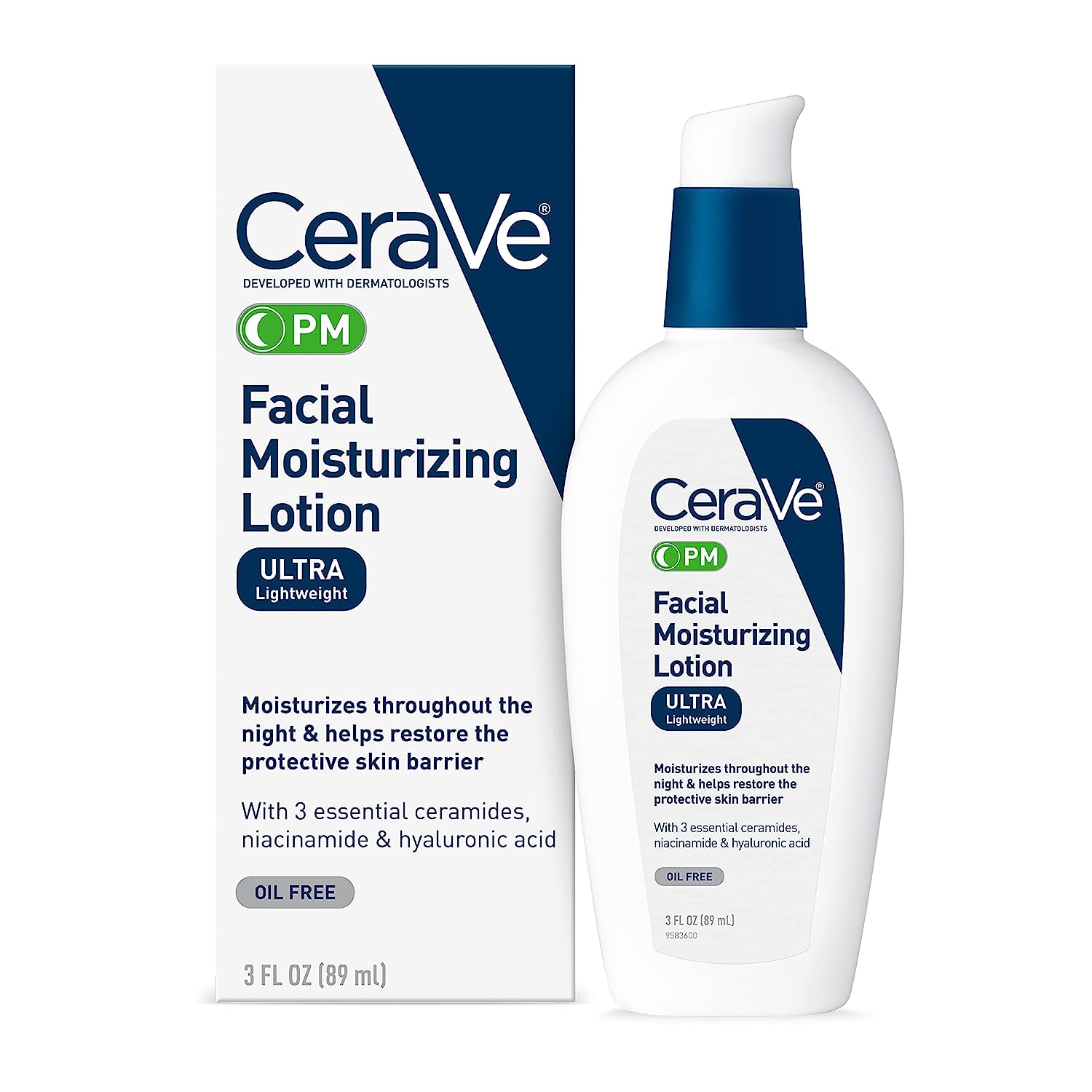 CeraVe PM Facial Moisturizing Lotion Ultra Lightweight