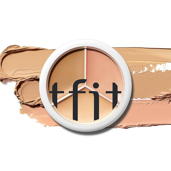 TFIT Multi-Use Pot Concealer - Triple Palette | High-Pigmented