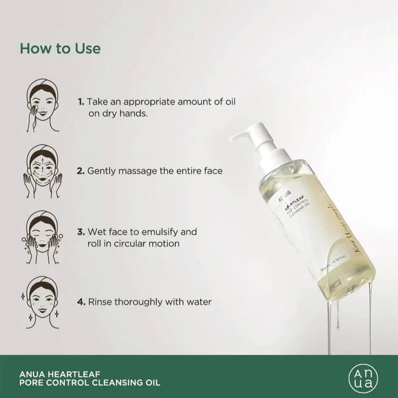 Anua Heartleaf Pore Control Cleansing Oil