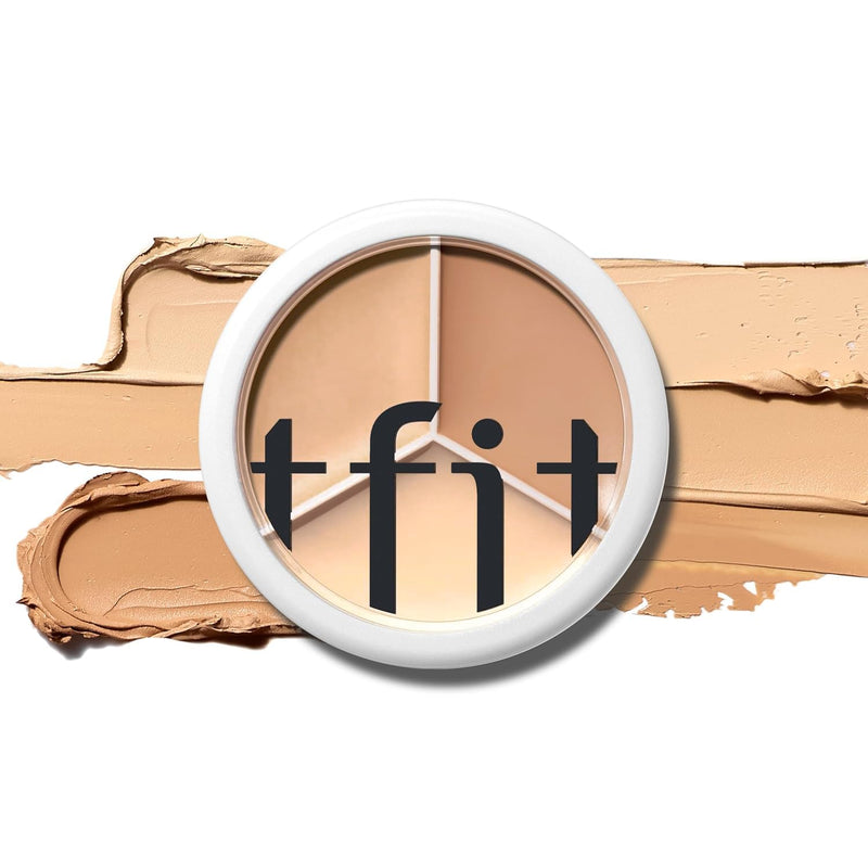 TFIT Multi-Use Pot Concealer - Triple Palette | High-Pigmented