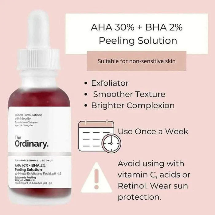 The Ordinary AHA 30% + BHA 2% Peeling Solution
